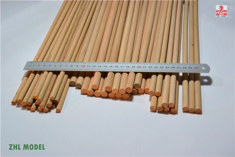 ZHL wooden round stick(beech)*1 model ship