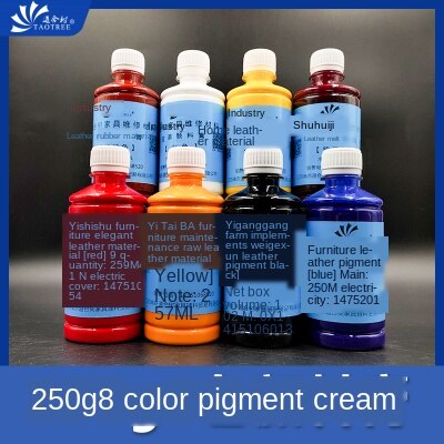 Lederen Meubels Kosmetiek Reparatie Materiaal Pigment Plakken Leer Pasta Kleur Pasta Kleur Essentie Filmvormende Middel Reparatie Le