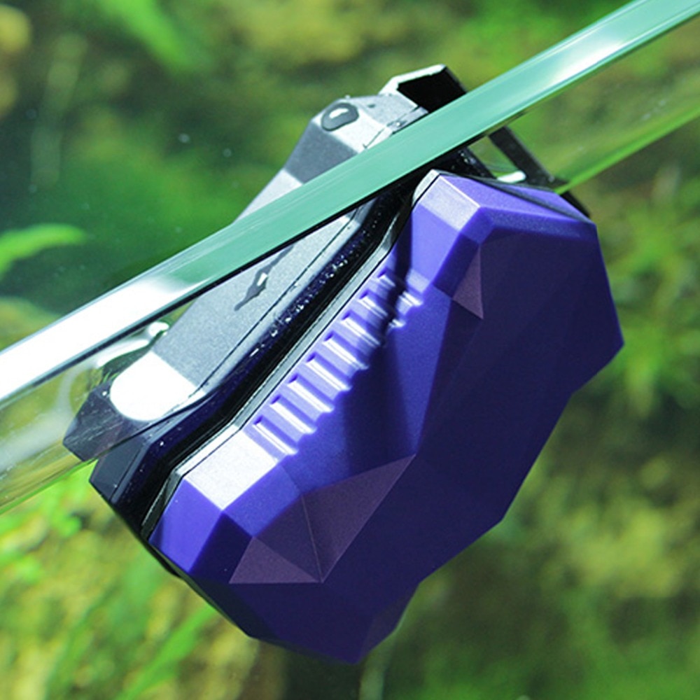 Magnetisk børste akvarie akvarium glas alger glas renser scrubber flydende ren børste vindue rengøring magneter børster