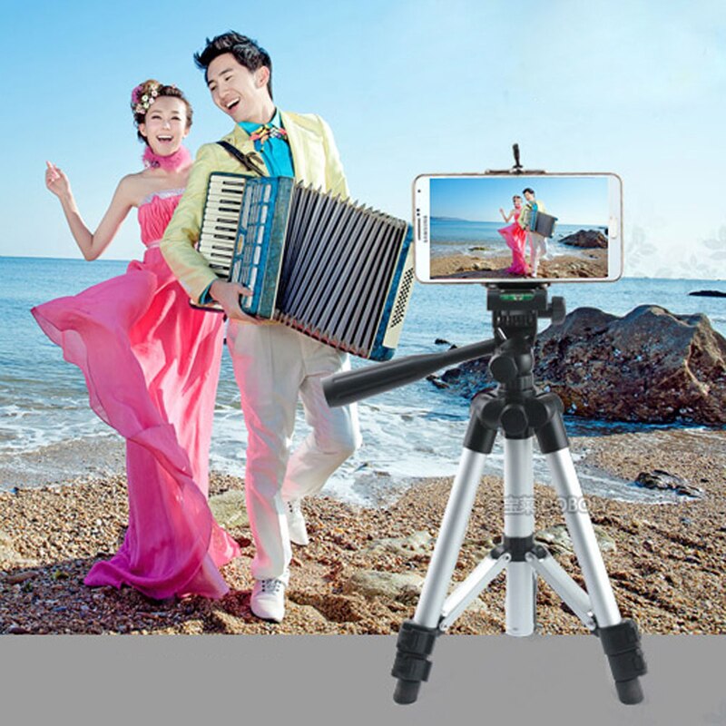 Professionele Camera Statief Houder + Tas Voor Iphone Samsung Mobiele Telefoon Voor Digitale Camera Statieven