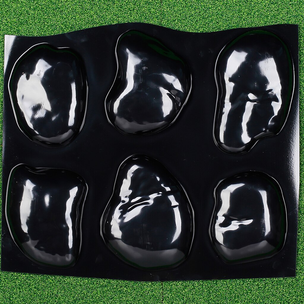 Decorative Step Stones Mold Pebbles Concrete Mould Garden Decor DIY Toy