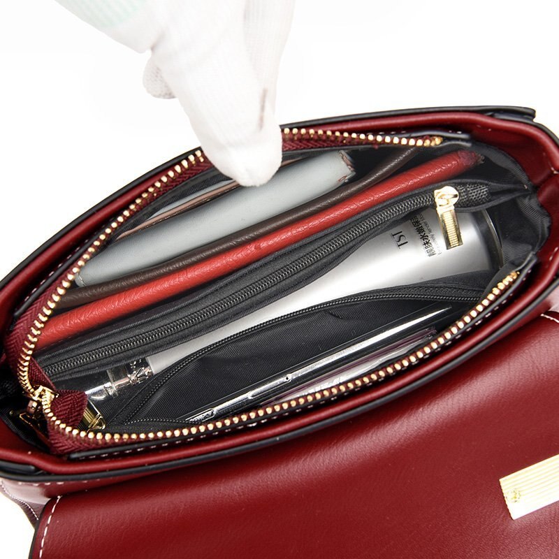 Dames crossbodytassen, schoudertassen, handtassen, damestassen van pu-leer, messenger bags.