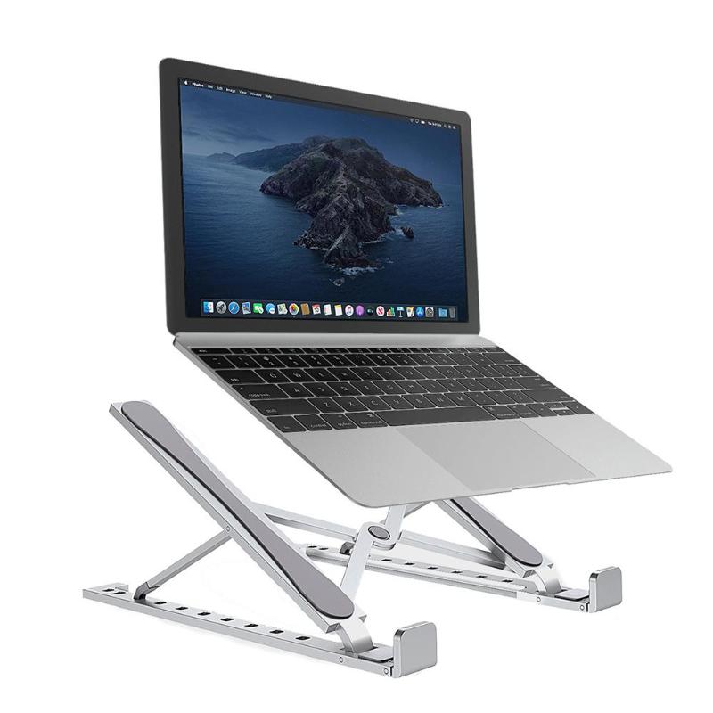 Adjustable Laptop Stand Aluminum Alloy Desktop Adjustable Notebook Cooling Bracket Tablet Holder For Macbook Pro Air
