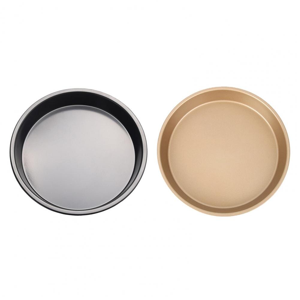 6/7/8/9/10inch Pizza Pan Plate Heat-resistant Easy to Clean Carbon Steel Pizza Bake Crisper Pan Dish Tray for Kitchen Bakeware