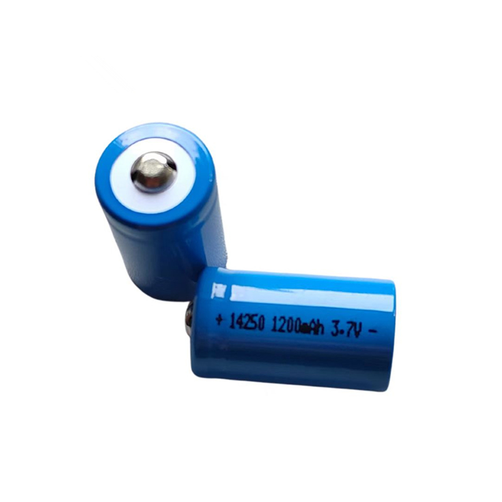 2 Stks/partij 3.7V 14250 Oplaadbare Lithiumbatterij Ls14250 Er 14250H 1/2-R6 1/2 Aa 1200Mah Oplaadbare Er14250 Lithiumbatterij