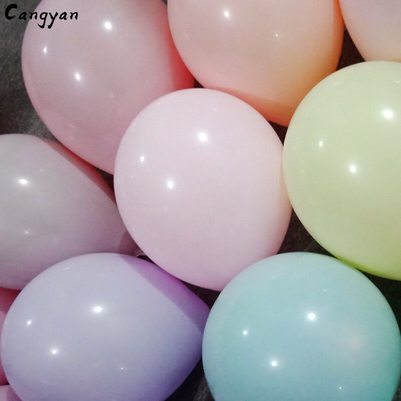 50 pcs 10 inch thick 2.2 g round birthday party wedding arrangement candy color balloon color macaron balloon toy ball child: Color mix and match