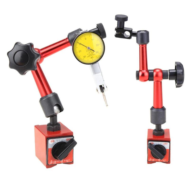 Universal 0-0.8mm Lever Indicator Dial Test Magnetic Correction Gauge Magnetic Base Holder Stand Waterproof Dial Indicator Tool