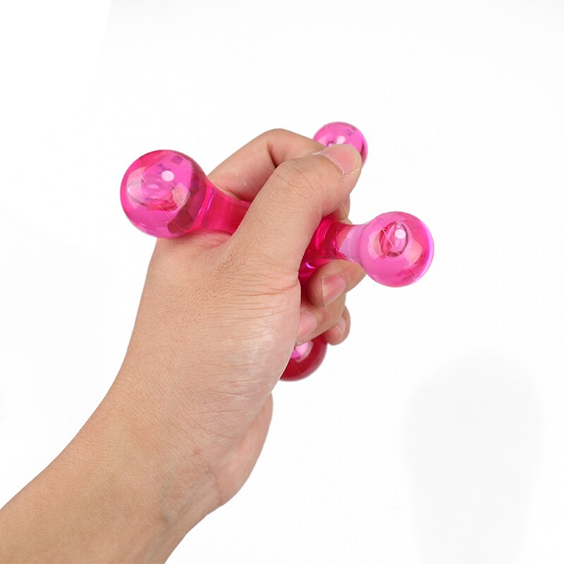 Mini masajeador corporal Manual, cuatro bolas de equilibrio, masajeador portátil de viaje, punto de gatillo, relajación del brazo y la espalda, elimina los edemas, salud