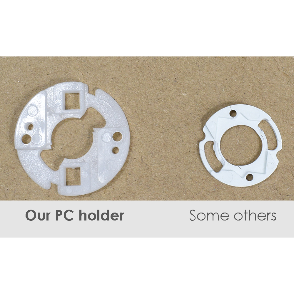 Soporte para Chip LED COB de 11mm de diámetro, Base de montaje para bombilla de foco, PC 1313