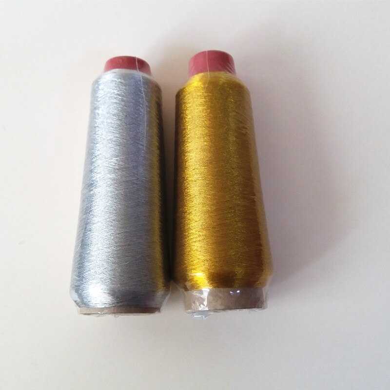 XUNZHE Gold / silver Computer Cross-stitch Threads Durable Overlock Sewing Machine Line Textile Metal Yarn Woven Line 2300 m: 2