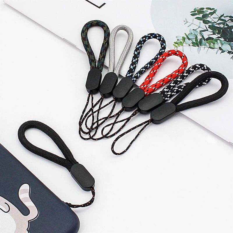 Hand Wrist Lanyard String Korte Grip Lanyard Mobiele Telefoon Strap Voor Usb Flash Drive Sleutelhanger Id Badge Houder Diy Hang touw