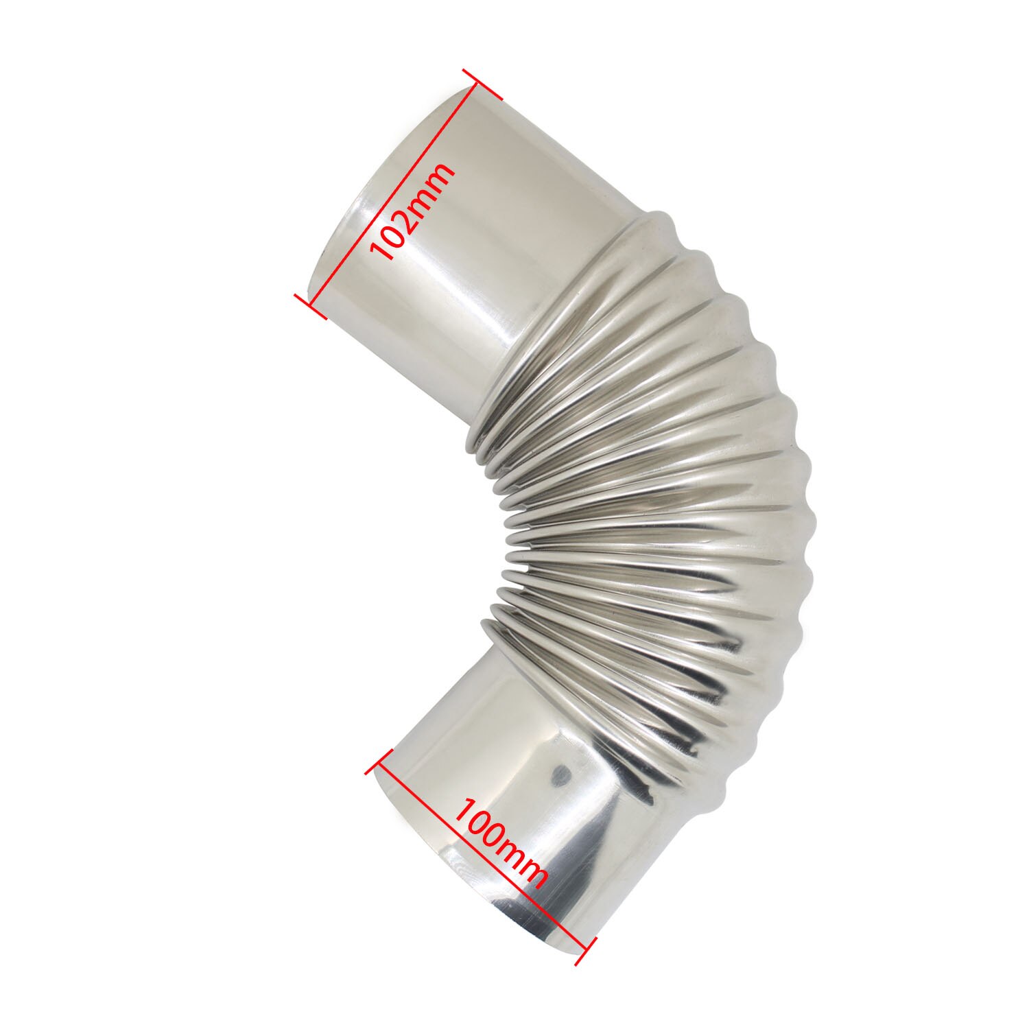 Wood Stove Smoke Pipe Elbow Heating Stove Flue Exhaust Pipe Chimney: F