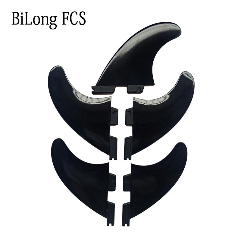 Surfboard Fins Twin Tri Quad Five fin a Set for BiLong FCS II fin box Nylon + fiber surf Fin Quilhas Five fins