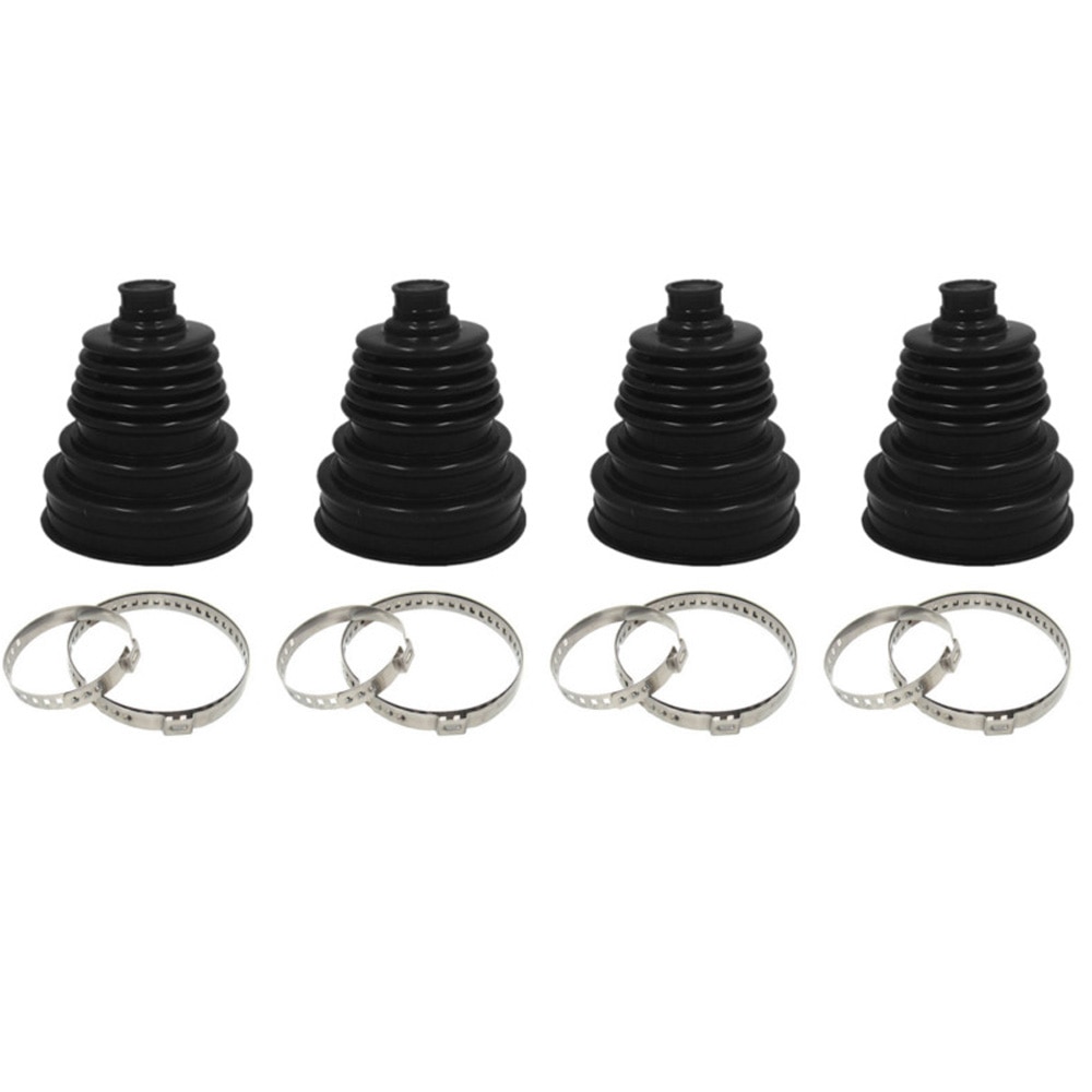 Silicone Dust Cover Constant Speed Boot Joint Kit Universal Clamp Rubber