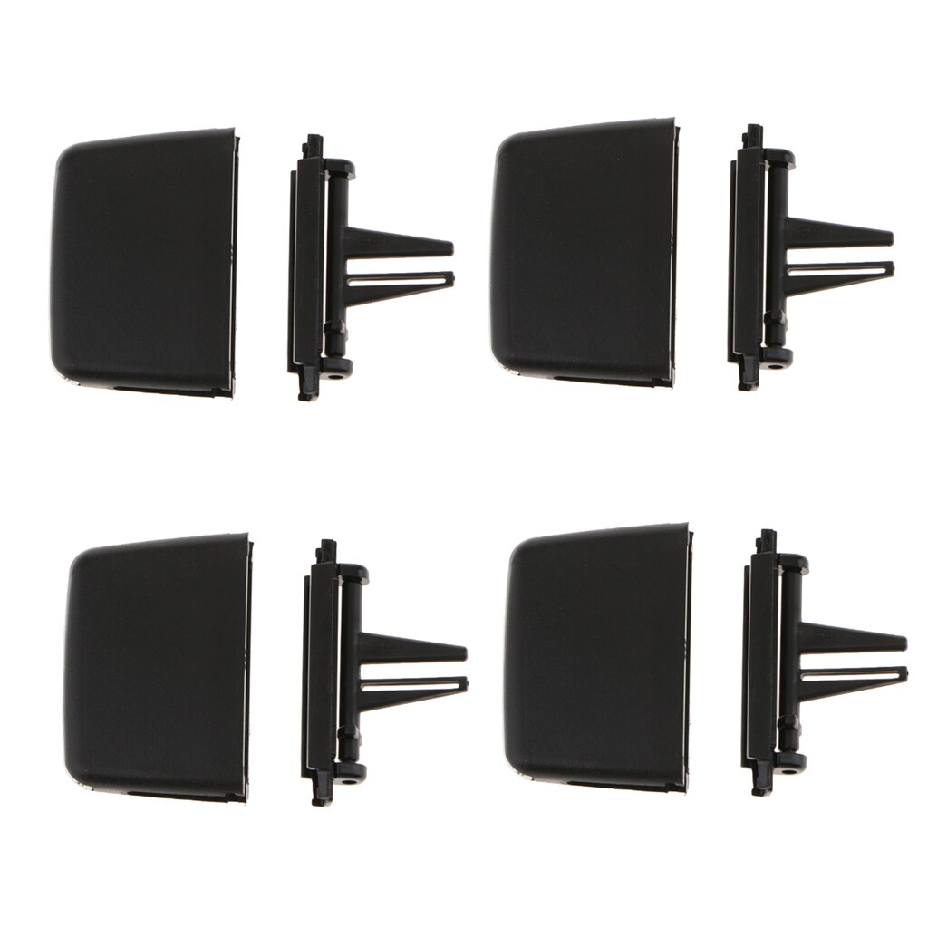 4 Pack Black Car Front A/C Air Conditioning Outlet Tab Clip for BMW 3 Series Brand