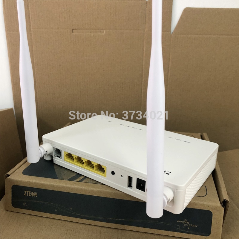 zte gpon terminal zxa10 f660 v8 8.0 version GPON onu ont 1GE 3FE 5Dbi External Wifi, English firmware