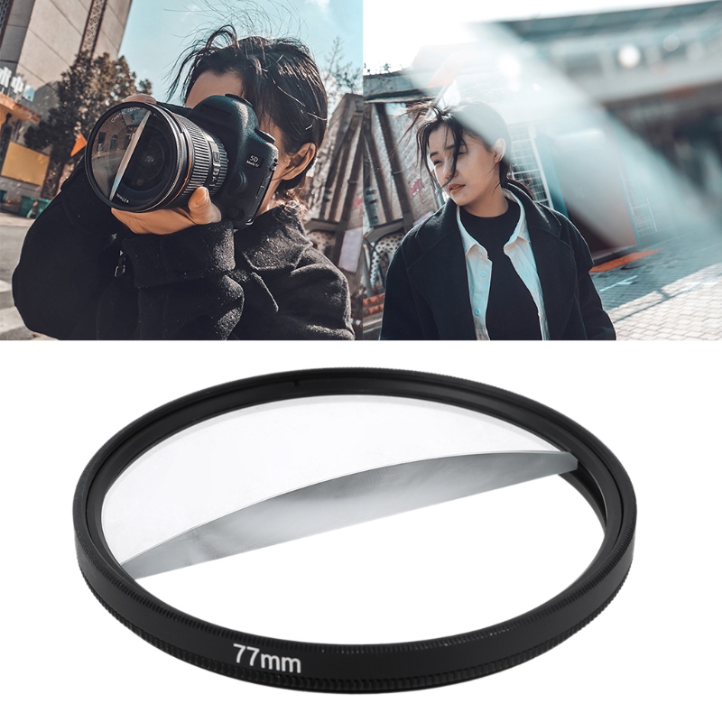 77Mm Roterende Filter Prisma Camera Filter Split Dioptrie Verwisselbare Aantal Onderwerpen Camera Fotografie Accessoire