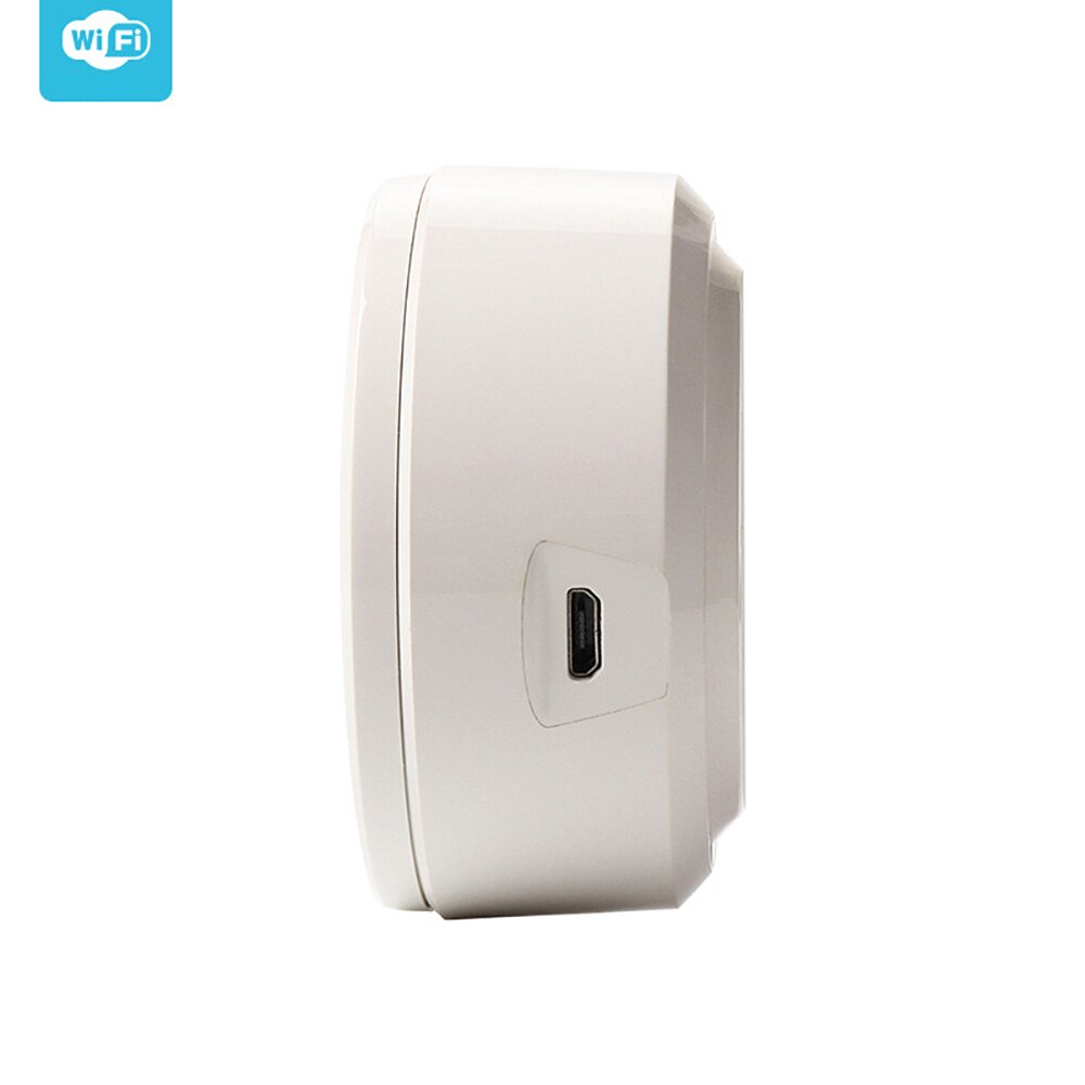 Temperature Humidity Alarm Sensor Wifi Siren Tuya Compatiable With Echo Google Home Assistant IFTTT