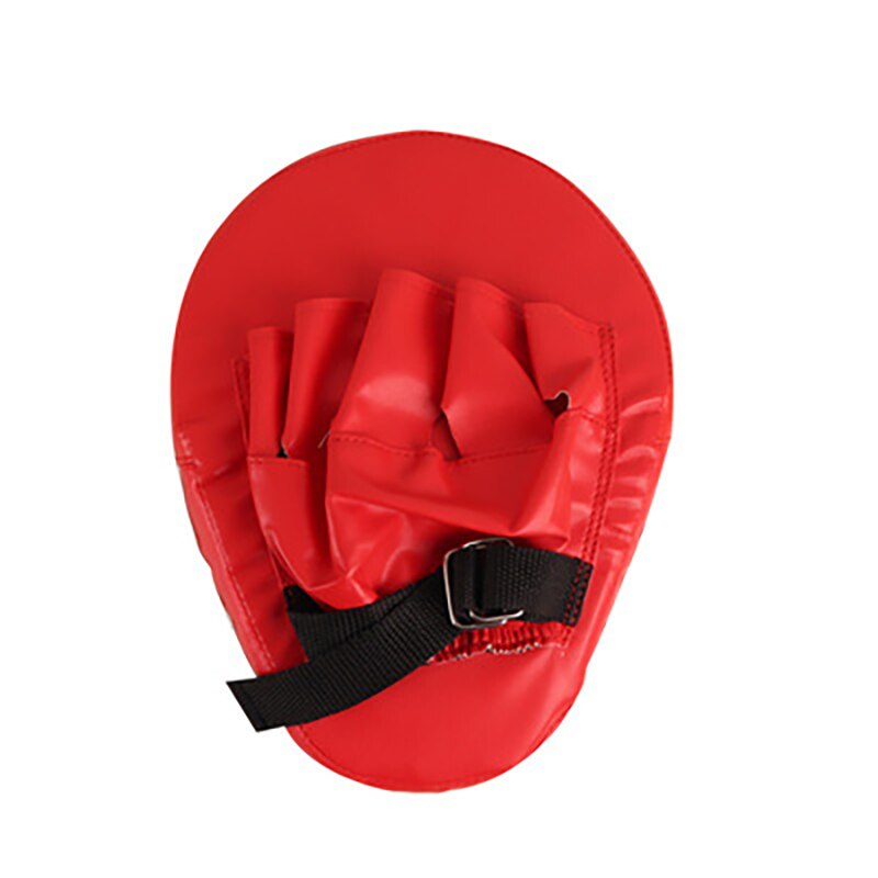 2 PCS PU Kick Boxing Gloves Pad Men Punch Target Bag Karate Muay Thai Free Fight Gloves Adults Kids Sanda Training Equipment: Red