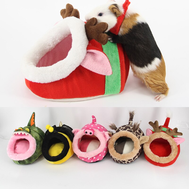 Plüsch Haustier Haus Guinea Schweine Hamster Igel Kaninchen Niederländisch Ratten Super warm Nette Warme Kleine Ebene Bett Hamster
