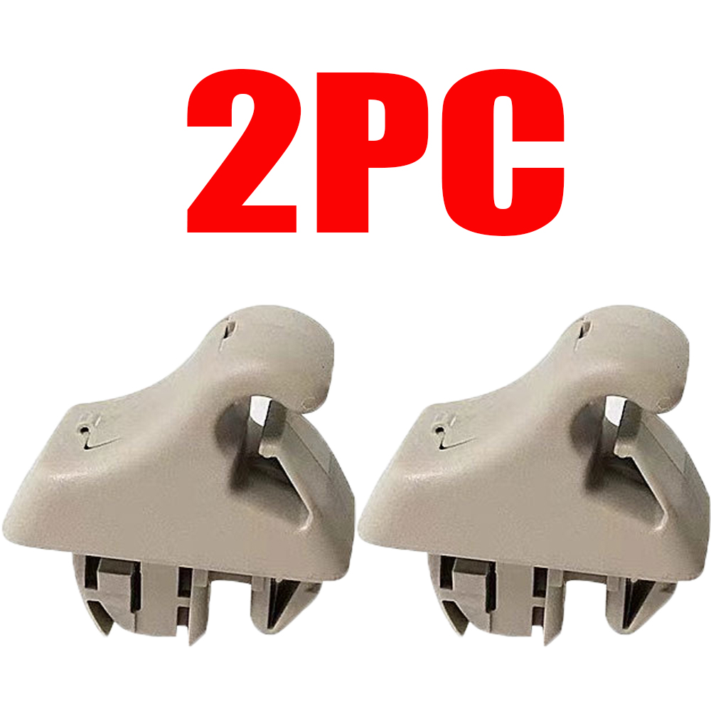 1PC beige of grijze zonneklepbeugel voor Pajero V90 MR 779704 Zonnepaneelclip voor Montero V70 Haak voor Pinin H60 H70 V60 V80: Black