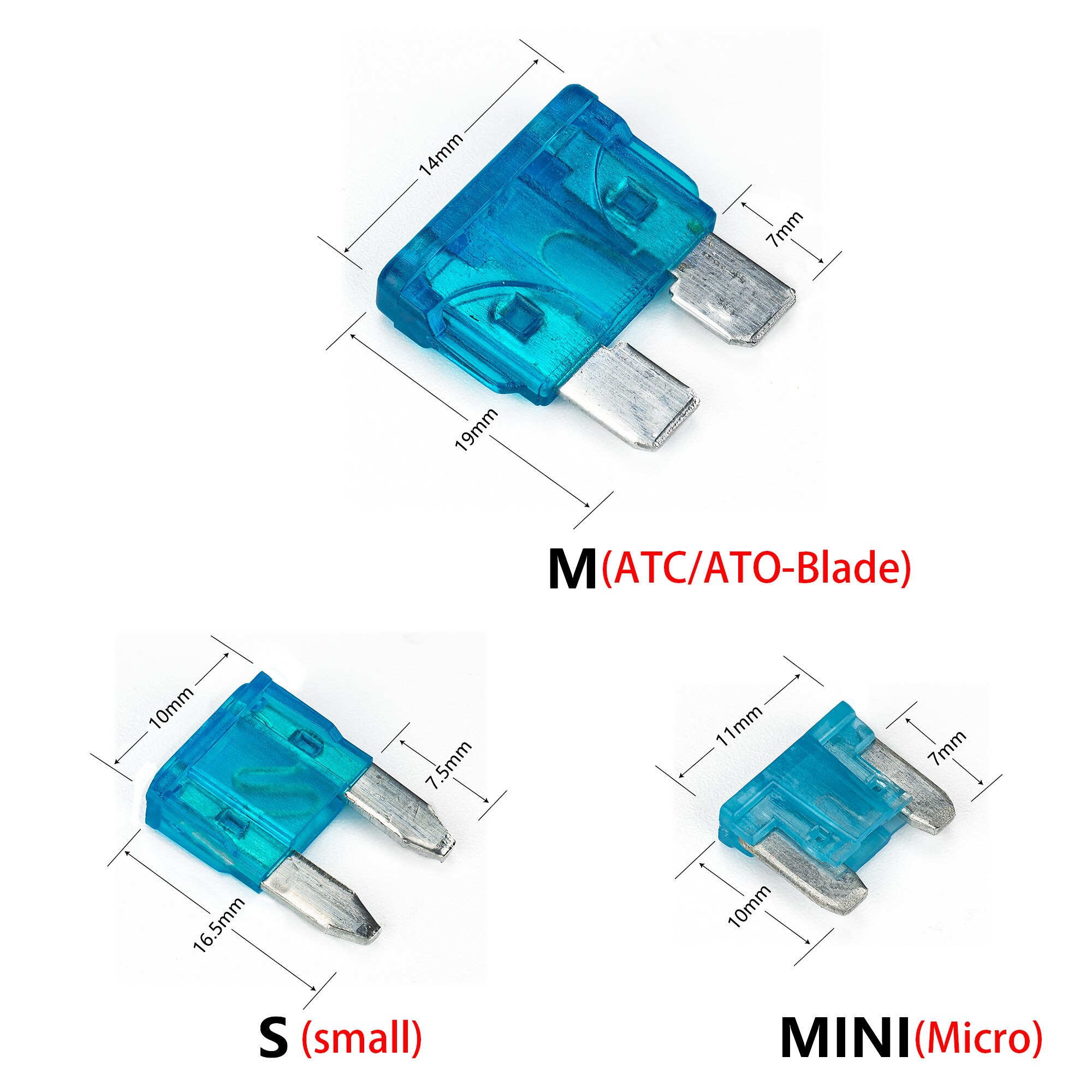 5pcs/lot Car Vehicle Add-a-Circuit Fuse TAP Adapter Micro ATC ATM Blade Fuse Holder Add A Circuit Piggy Back Pluggable Standard