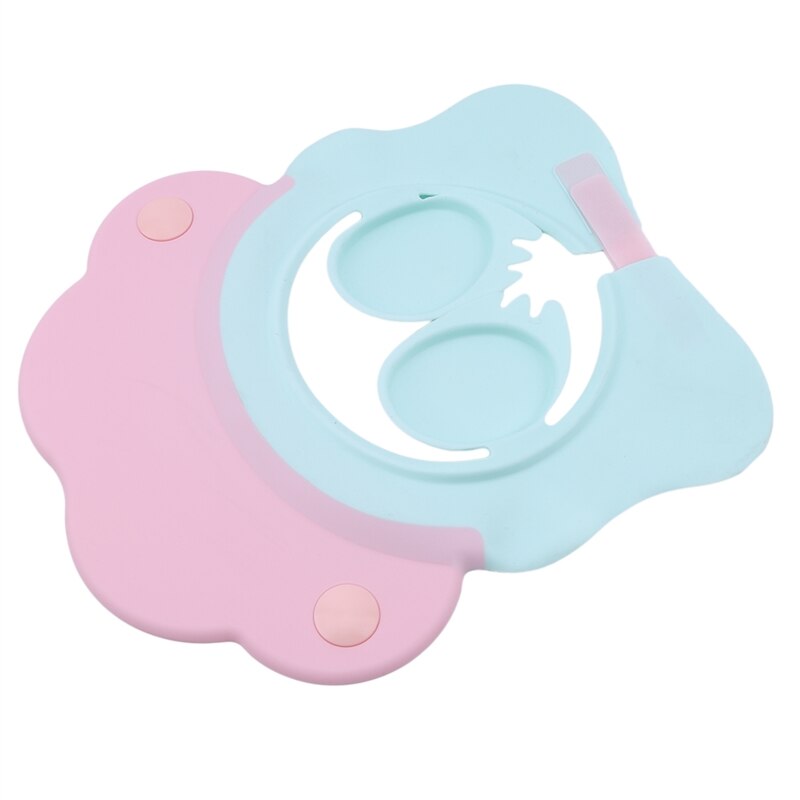Børnehætte baby shower kasketter shampoo cap vask hår justerbar skjold vandtæt høreværn børn hatte spædbarn