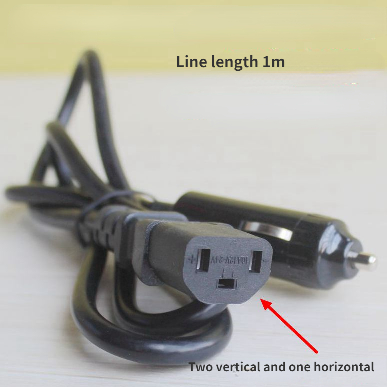 Cordon d'alimentation pour cuiseur à riz de voiture rmier, câble physiquement plus léger, accessoires universels, 12V, 24V, 1PC: Gris clair