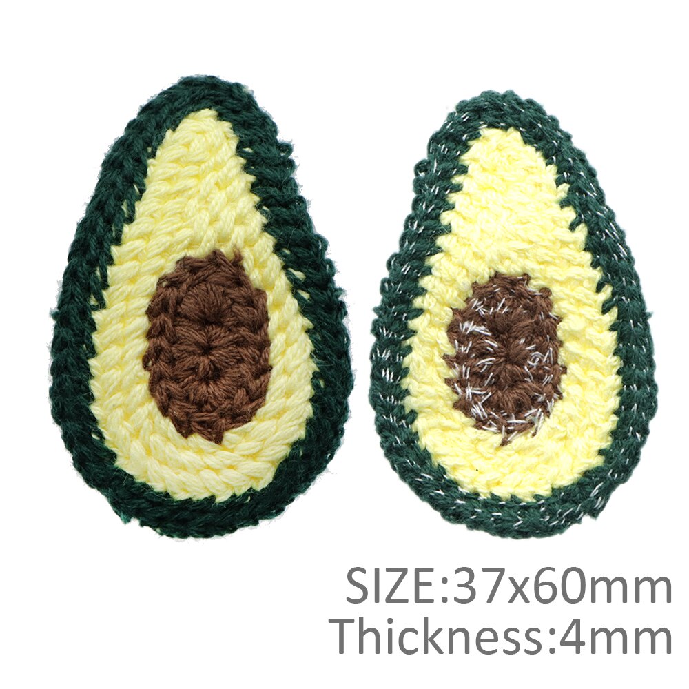 10pcs Handmade Woolen Yarn Crochet Knitted Carrot applique Patchwork DIY needlework sewing accessories Cloth patch,10Yc12529: 1107852001