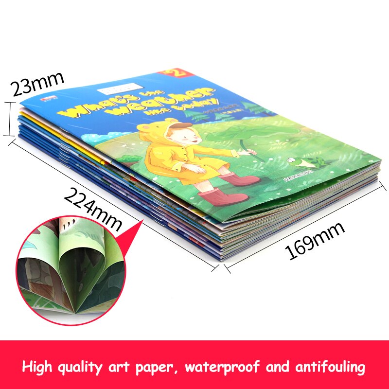 10 Boeken Prentenboeken In Engels Voor Kinderen Vroege Onderwijs Engels Verhalenboek Lezen Boek Baby Kid Kinderen