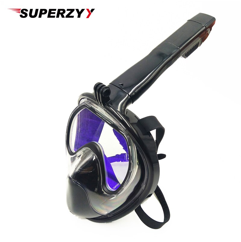 Scuba diving Mask Full Face Snorkeling Mask Underwater Anti-Fog tempered glass mask for Swimming spearfishing factory direct