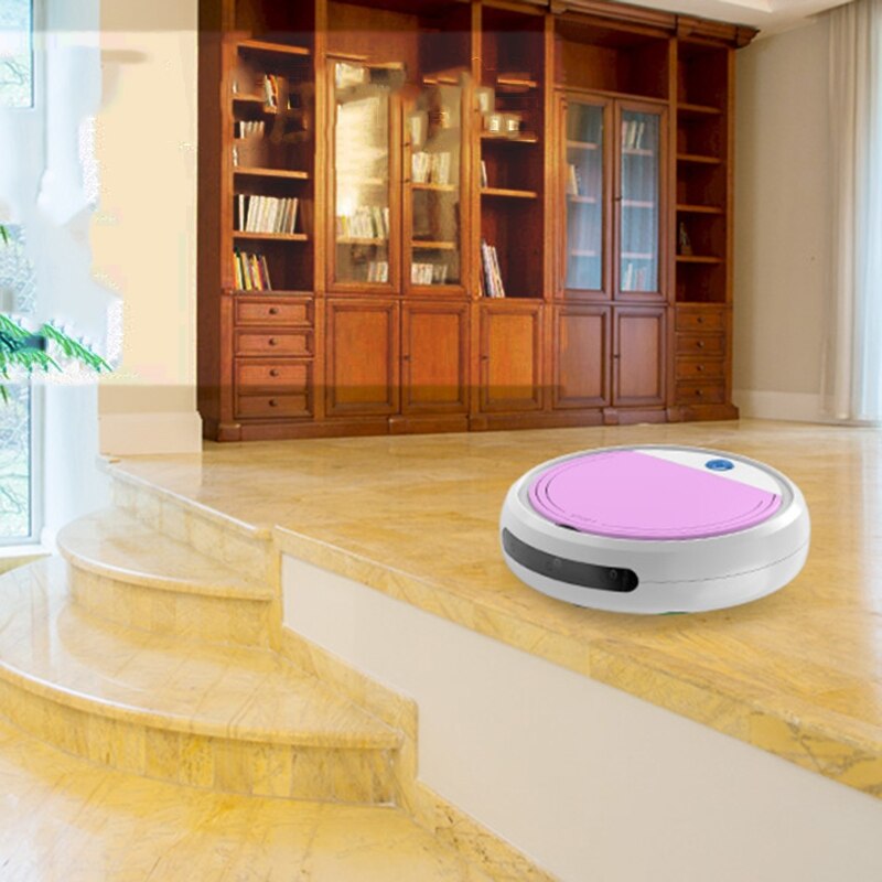 Robot Vacuum Cleaner, Strong Suction Automatic Bot Self Detects Stairs Pet Hair J0PE