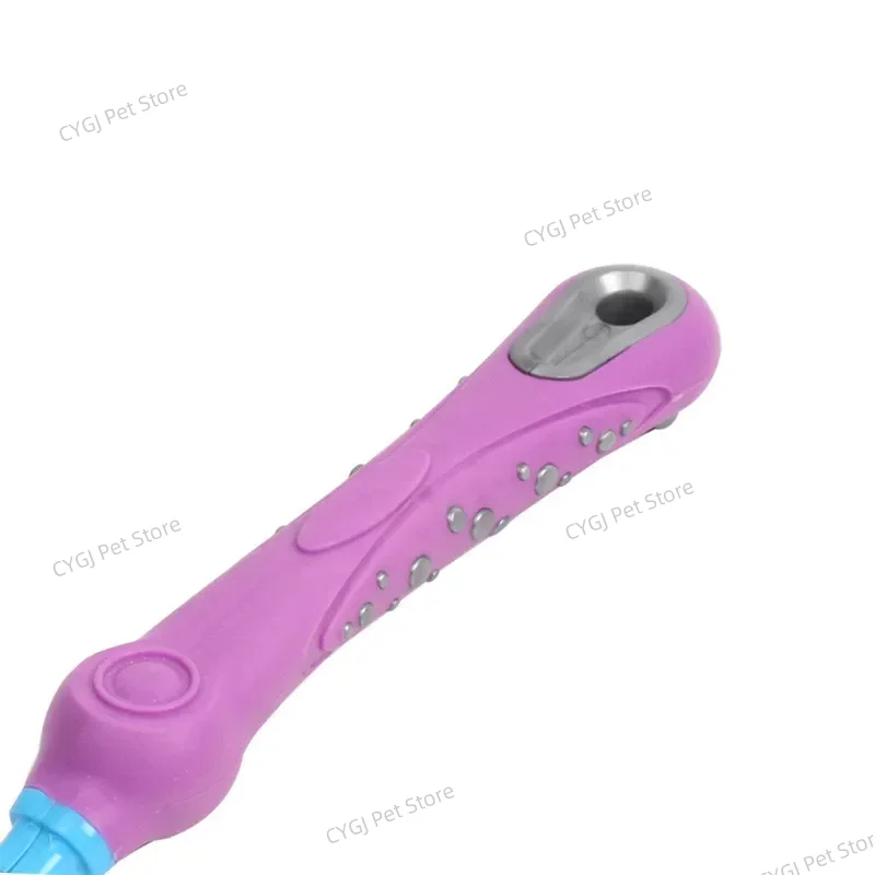 Cepillo de dientes de tres caras para mascotas, cepillo de dientes multiángulo de tres cabezales, cepillo de limpieza para perros y gatos, herramienta para el cuidado de los dientes con mal aliento Т®kıы