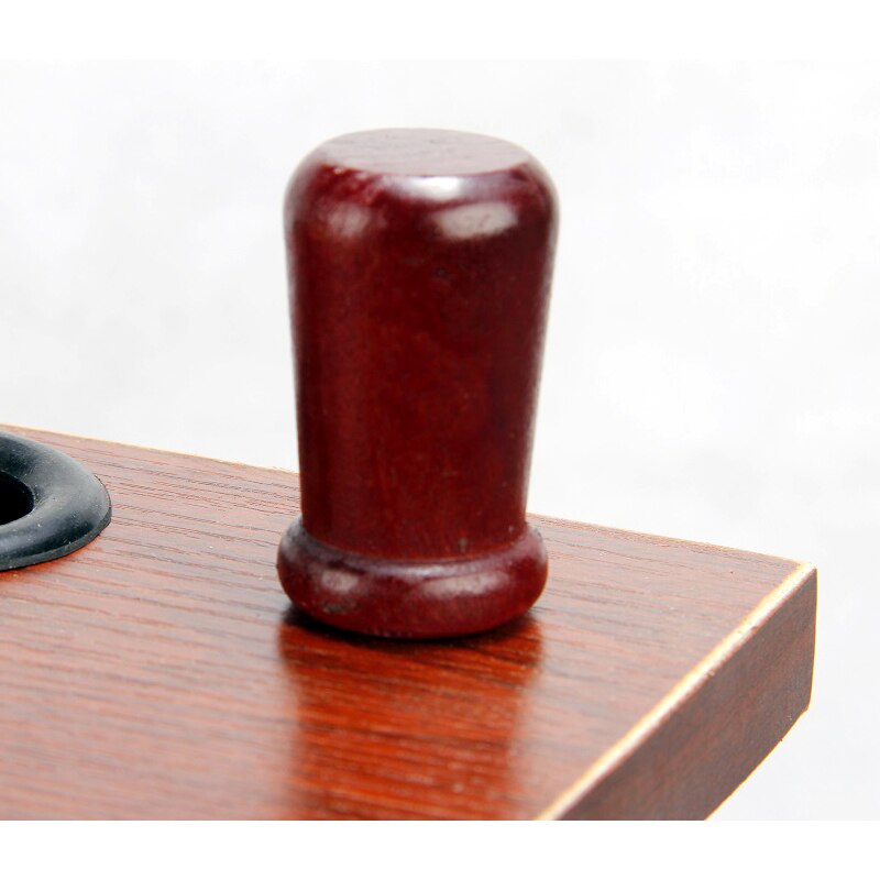 Premium Solid Wood Pool Billiard Standing Cue Rack Holder 7 Holes