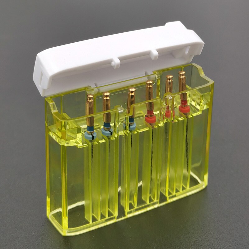 5pcs Dental Endo Files Sterilization Box Multi Function Endo Disinfection Box Autoclavable Measurement Dental Files Organizer: Default Title