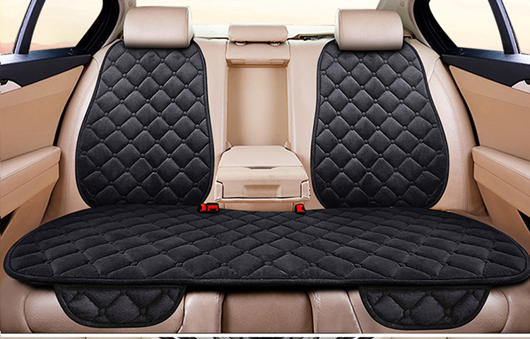 Housse de siège de voiture avant/arrière en lin/lin, coussin de protection, noir/rouge/Beige/gris/café/marron pour Seat Ibiza X1 X45: NAVY