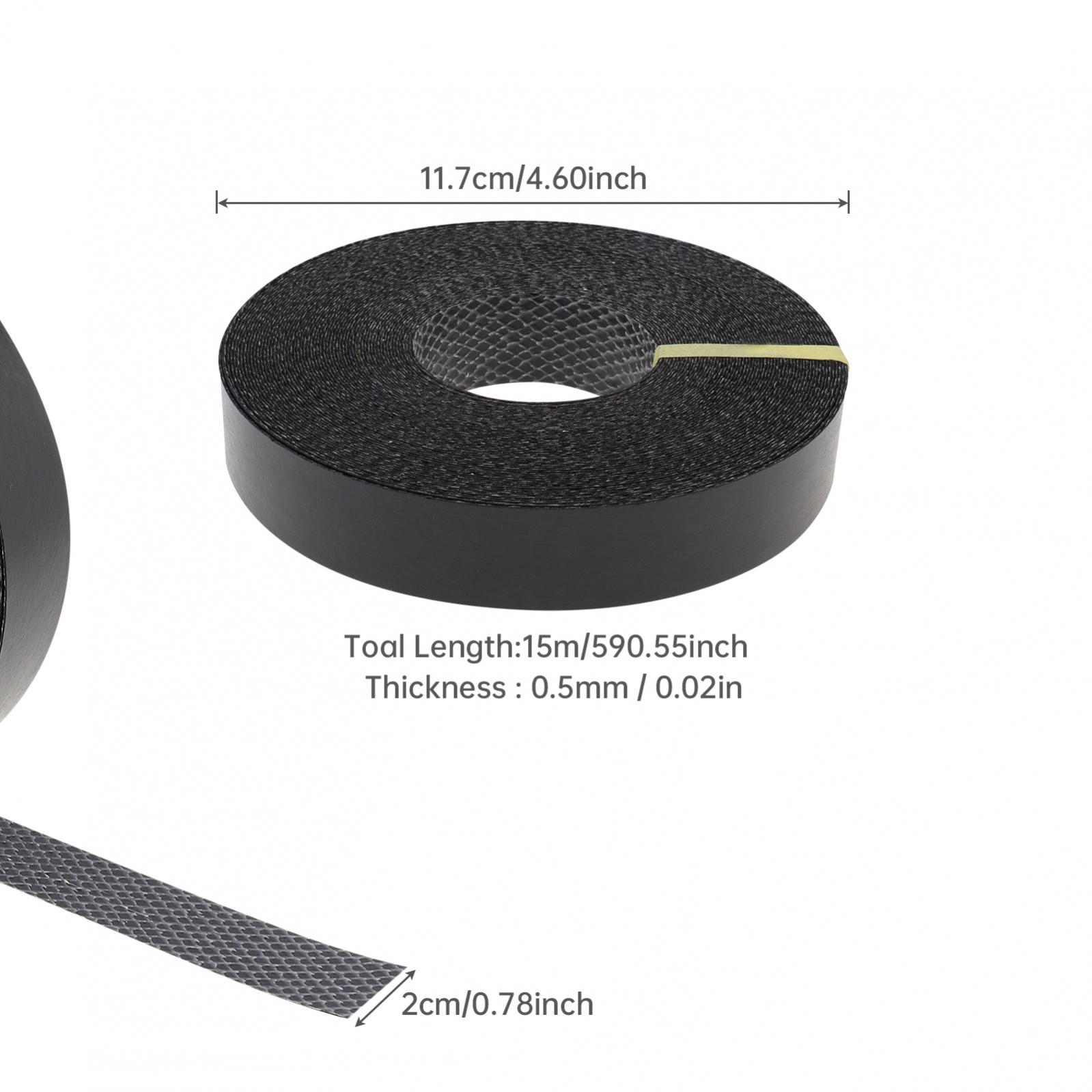 Cinta adhesiva termofusible de 15 metros para muebles, cinta de melamina, bandas para bordes, chapa prepegada, madera contrachapada para decoración de bordes de gabinete