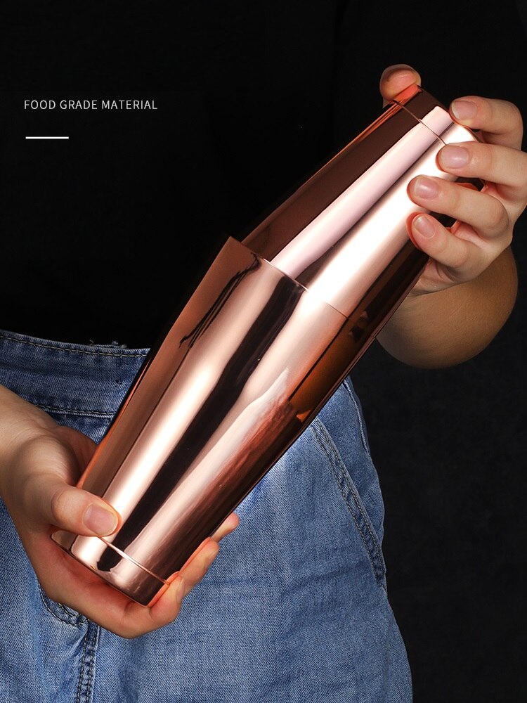 Boston Shaker Stainless Steel Cocktail Shaker Japanese Style Bartender Cocktail Shaker Bar Tools