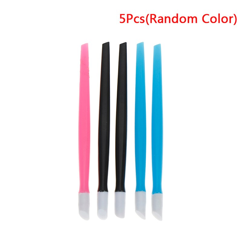 Removedor de cutícula y piel muerta para uñas, Palito para manicura, herramientas para uñas, al azar, 2/5 Uds., removedor de cutículas, pluma para molienda de uñas