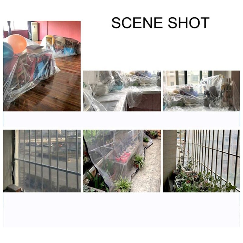 Shade Cloth Thick Tarp Cover,Clear Canopy Fabric, Waterproof Multi-Purpose Poly Tarpaulin With Grommets