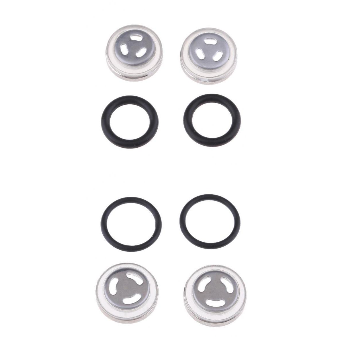 4-Piece Sight Mirror Gasket Rubber Seal Gasket for Master Cylinder Reservoir