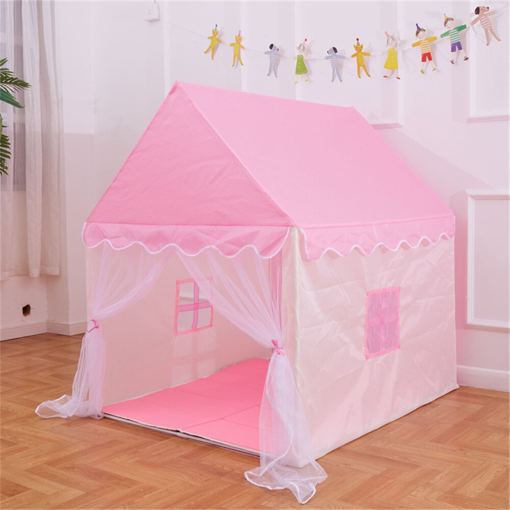 1.25m tragbare kinderzelte, #39 , faltbare kinderzelte, tipis, babyspielhäuser, große mädchen, rosa prinzessinnenschloss, kinderzimmerdekoration