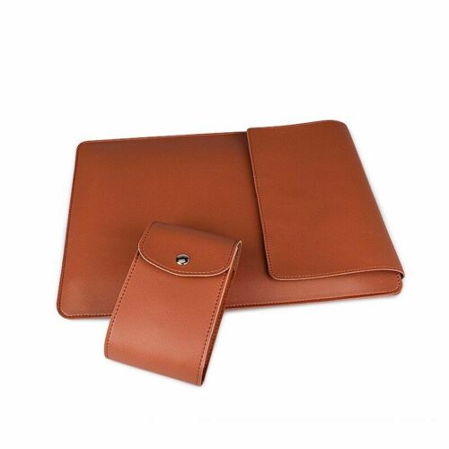 Torba na laptopa ze skóry PU 2 w 1 uchwyt na stojak do notebooka MacBook 13 &quot;14&quot; Air Pro Xiaomi