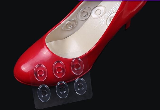 6pcs/pack Gel Corns Callus Ring Pads Silicone Corn Plaster Foot Pain Relief Cushion Heel Grips Liner Corn Shoe Insert Foot Care