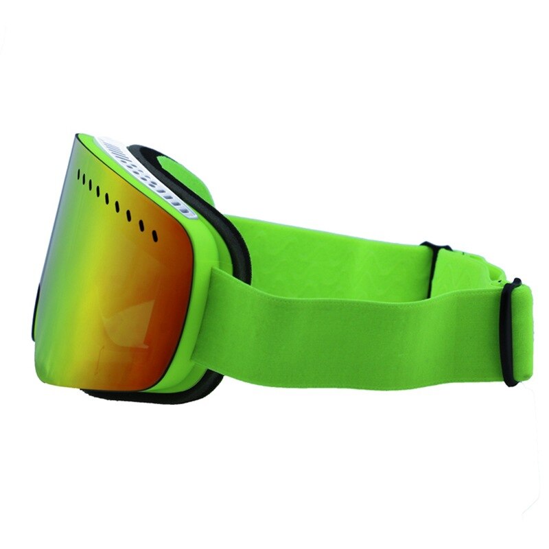Anti-condens skibrillen voor kinderen, grote cilindrische, heldere skibrillen, beschermende skibrillen voor bergbeklimmen
