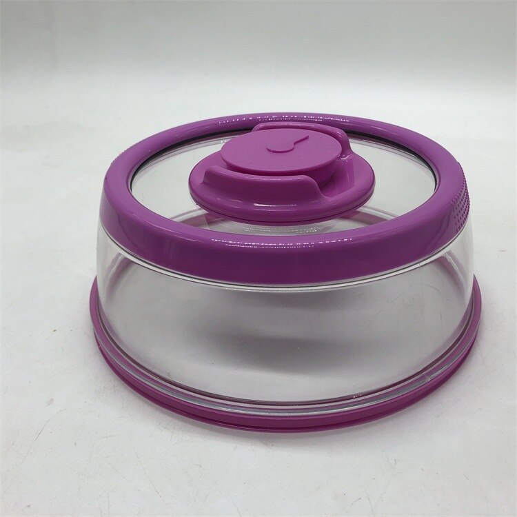 Instant vacuum food sealer Mintiml Cover Kitchen Instant Vacuum Food Sealer Fresh Cover Refrigerator Dish Cover Kitchen Tool: Purple
