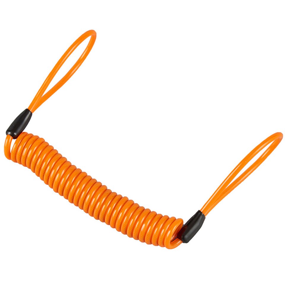 Candados de rueda de cuerda de resorte para motocicleta, bloqueo de disco de bicicleta, Cable antirrobo de seguridad, Cable de recordatorio, accesorios de moto