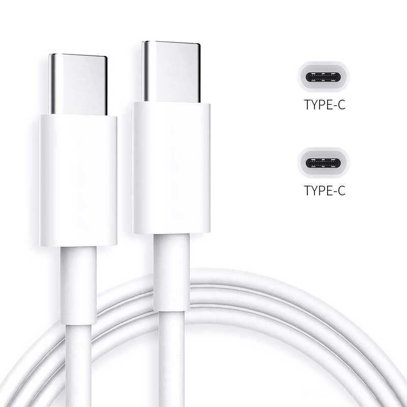 Digitale Display Quick Charge 3.0 Usb Charger 18W Pd 3.0 Snel Opladen Voor Iphone 11 Pro Mobiele Telefoon Usb C Charger Power Adapter: PD C-C Cable