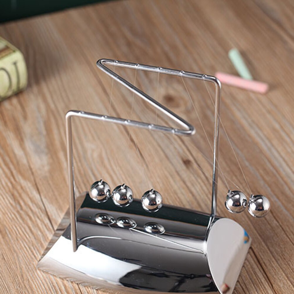 Newton's Cradle Desk Table Decor Metal Pendulum Ball Newton Ball Physics Science Pendulum Steel Balance Ball