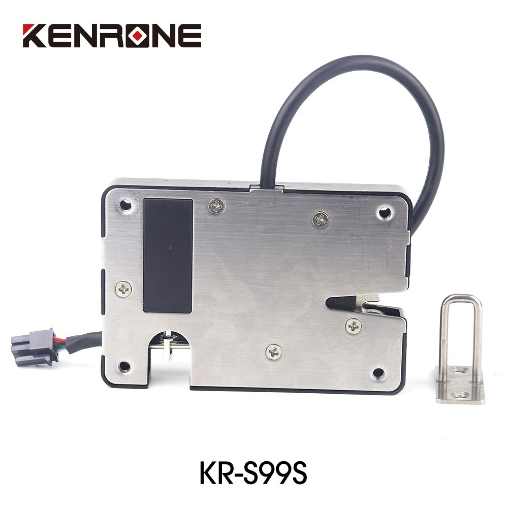 KENRONE Stainless Steel Deadbolt Electromagnetic Refrigerator Door Latch Solenoid Lock: 12V